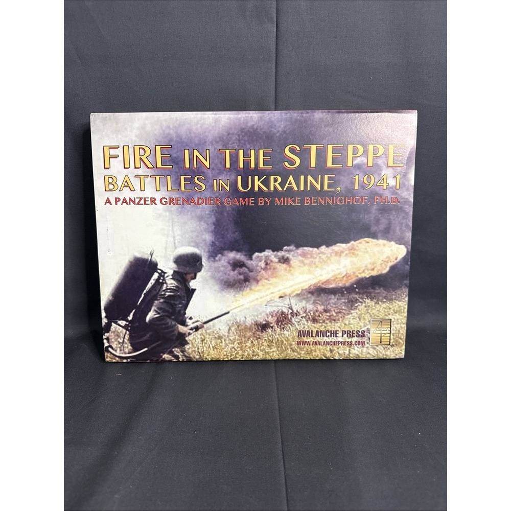 Fire in the Steppe Battles in Ukraine 1941 Board Game Unpunched